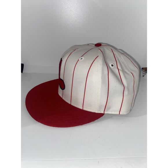 Boston Red Sox Hat MLB Diamond Collection VTG New Era Wool White 7 5/8 59Fifty - Picture 4 of 8